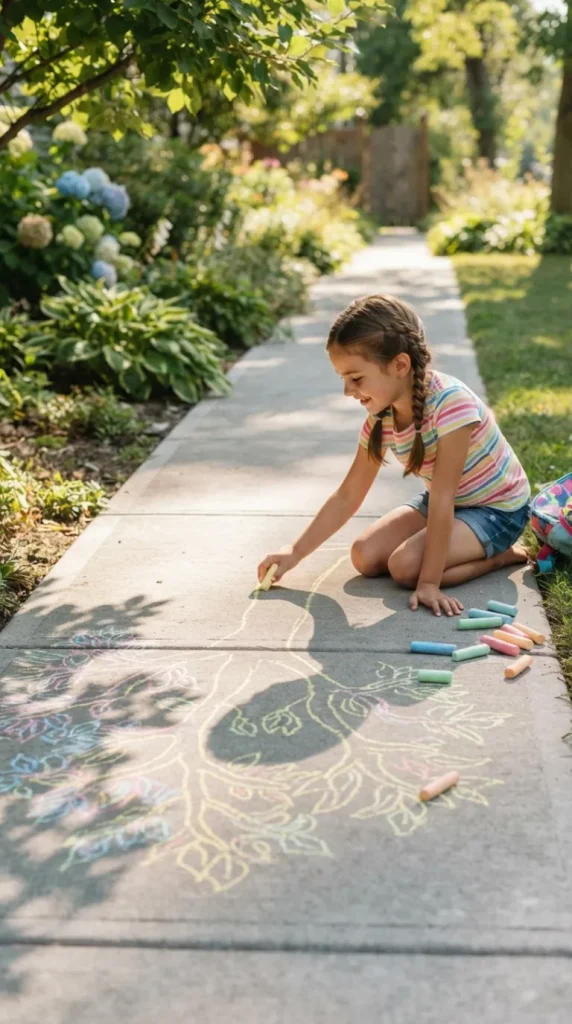 sidewalk chalk ideas