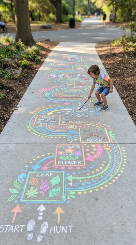 sidewalk chalk ideas
