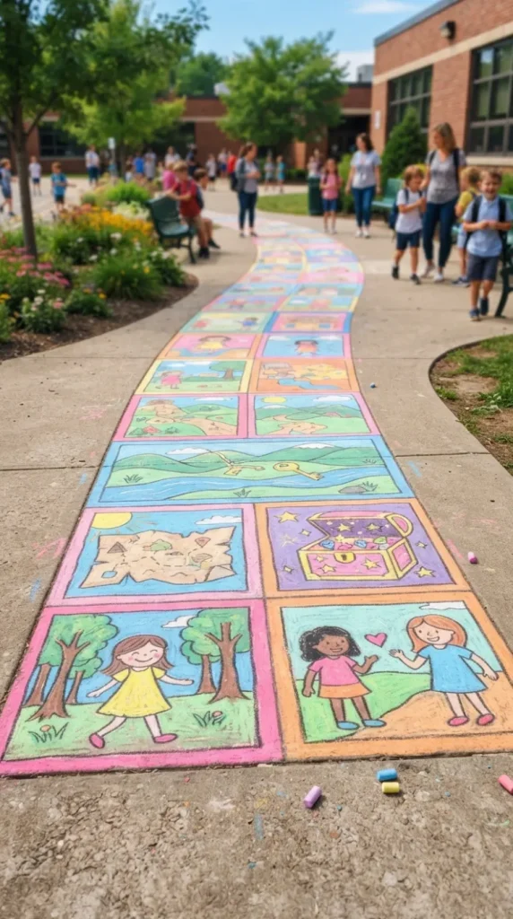 sidewalk chalk ideas