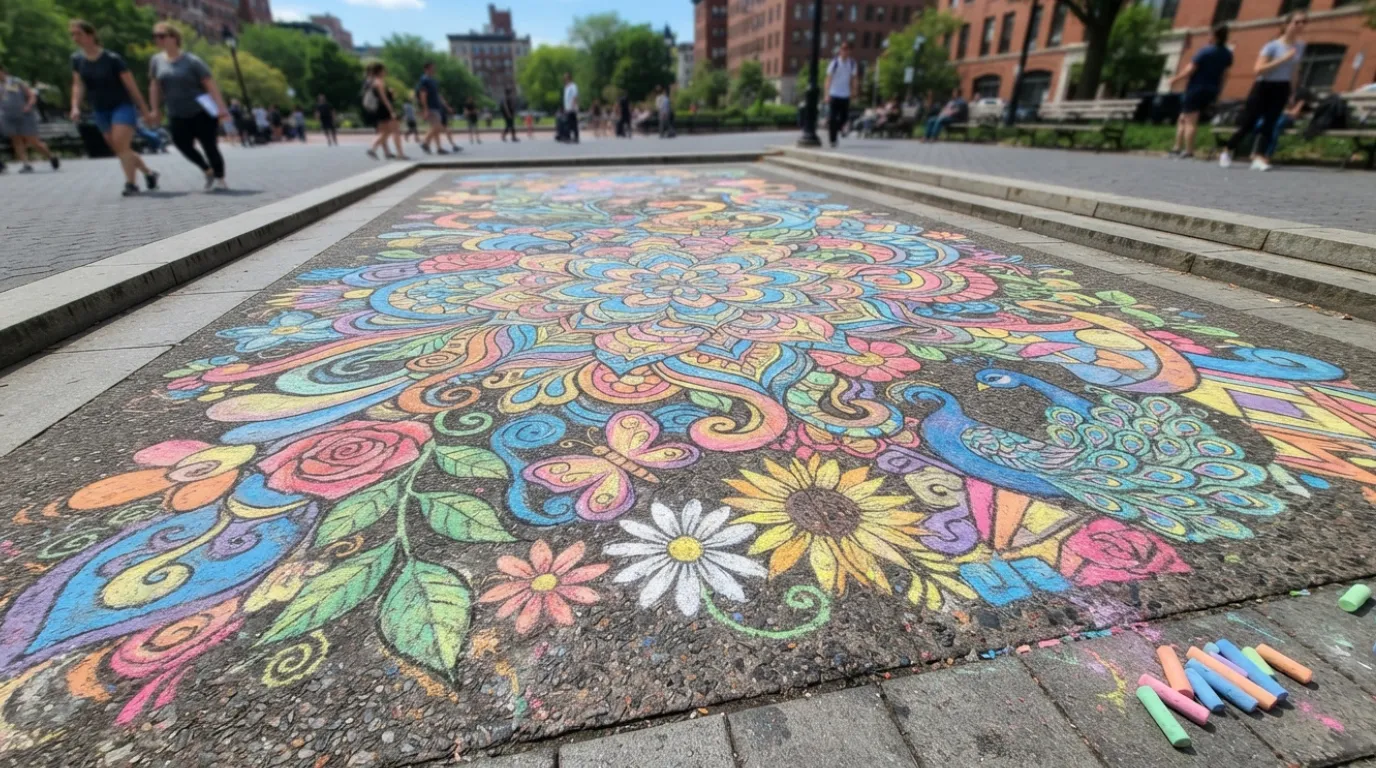 sidewalk chalk ideas
