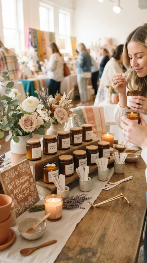 candle fair display ideas