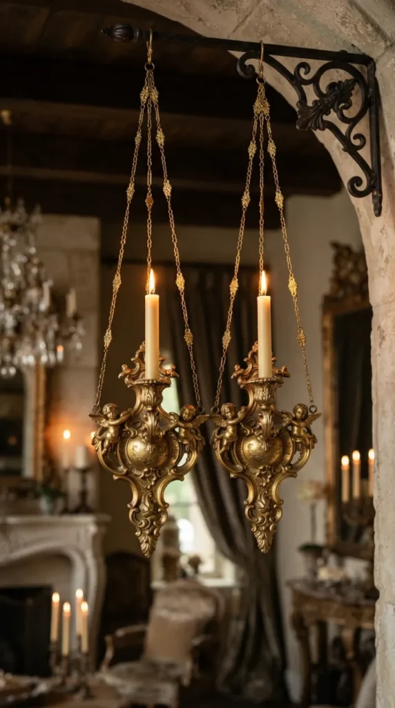 gold candle decor ideas