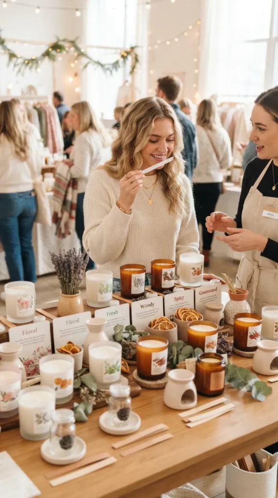 candle fair display ideas