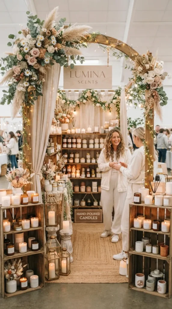 candle fair display ideas