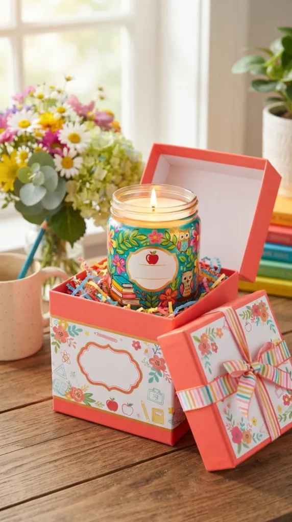 teacher day candle gift ideas
