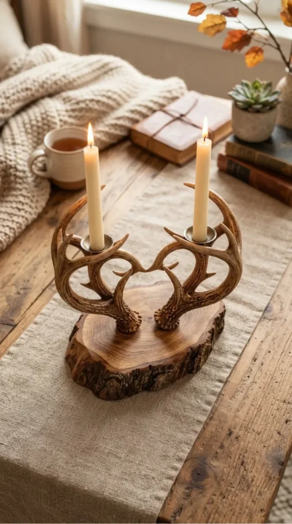 wood candle holder ideas