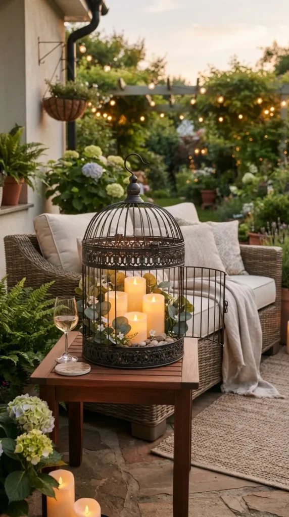 Patio Candle Decor Ideas