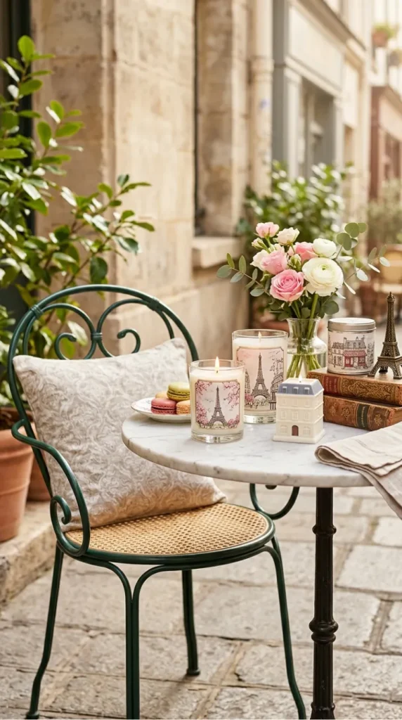 Paris theme candle decor ideas