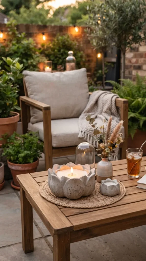 Patio Candle Decor Ideas