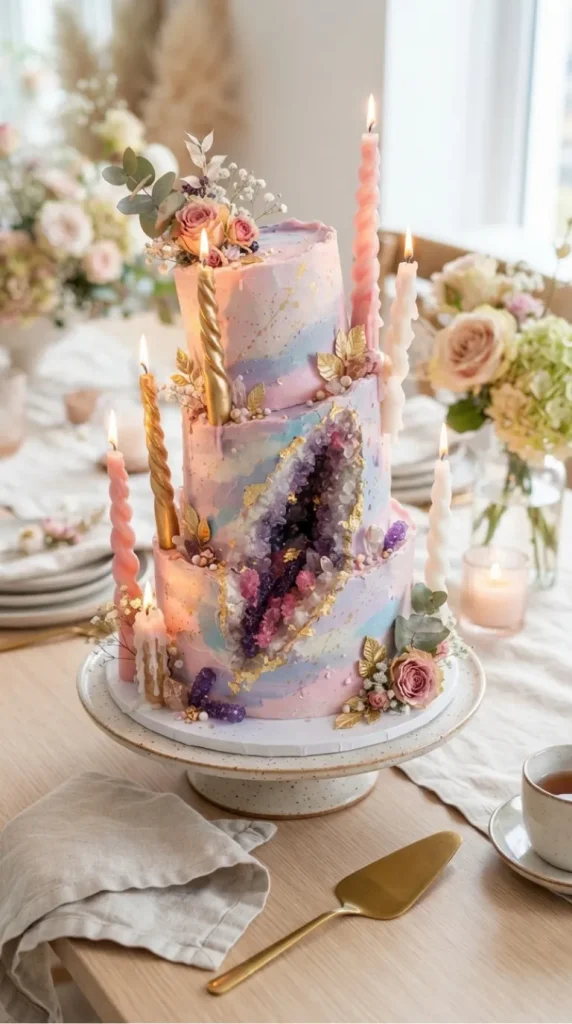 Crooked candle cake ideas
