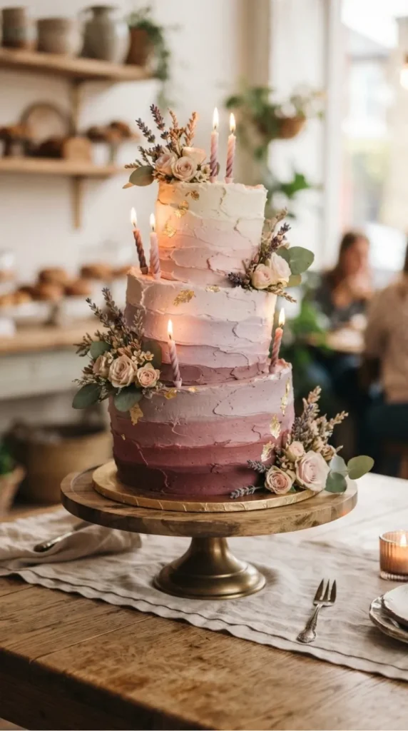 Crooked candle cake ideas