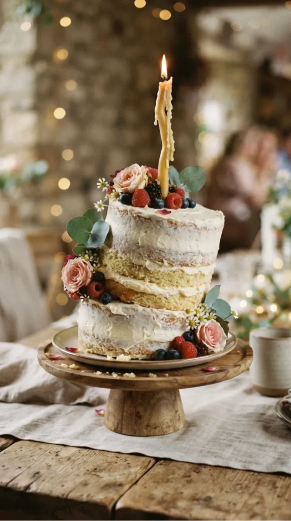 Crooked candle cake ideas