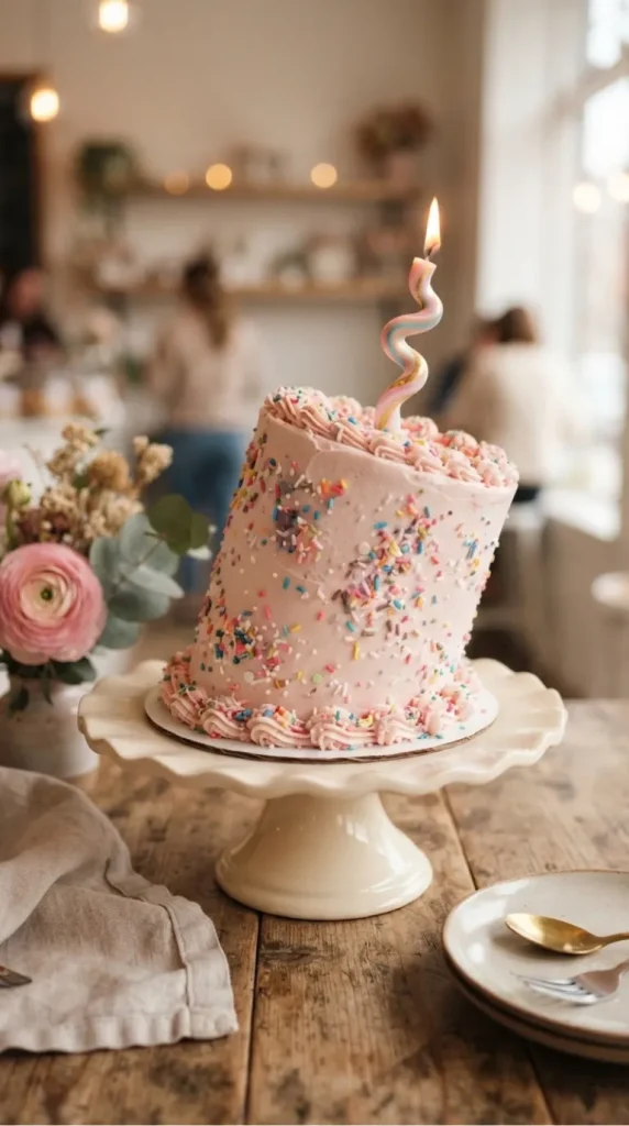 Crooked candle cake ideas