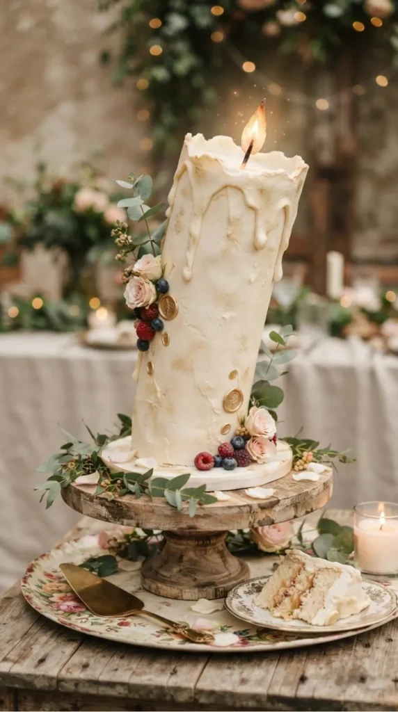 Crooked candle cake ideas