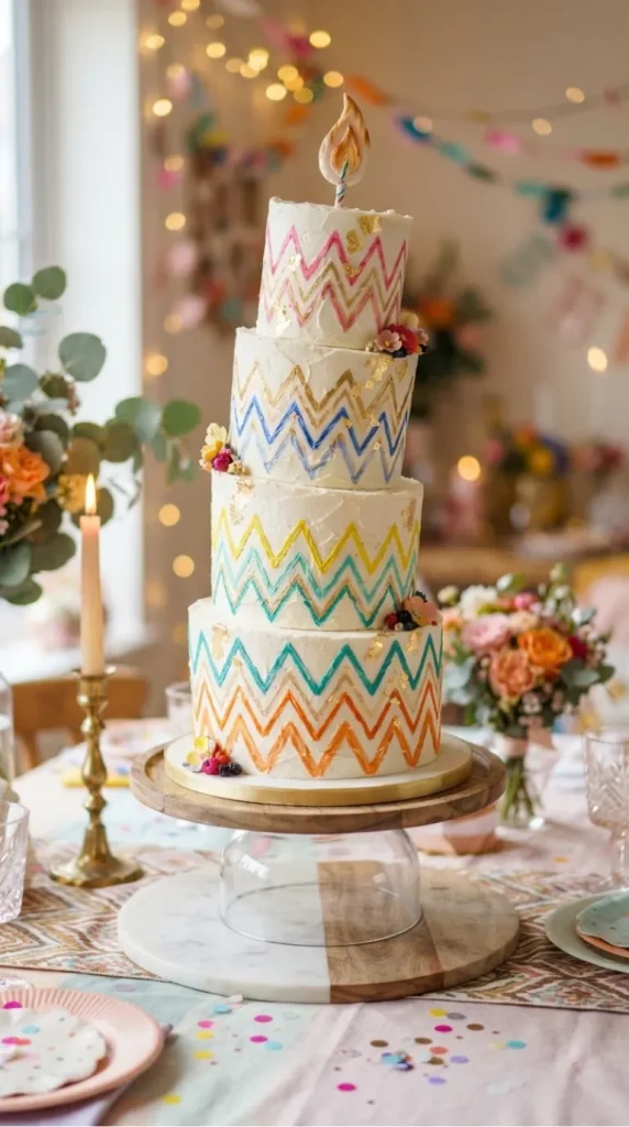 Crooked candle cake ideas
