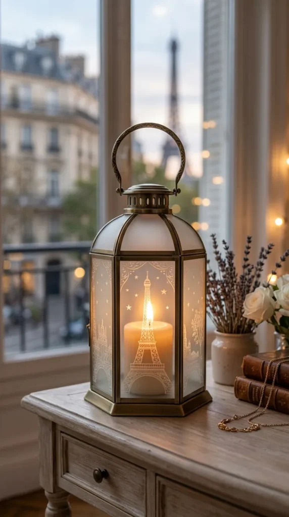 Paris theme candle decor ideas
