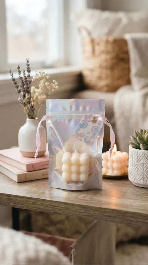bubble candle packaging ideas