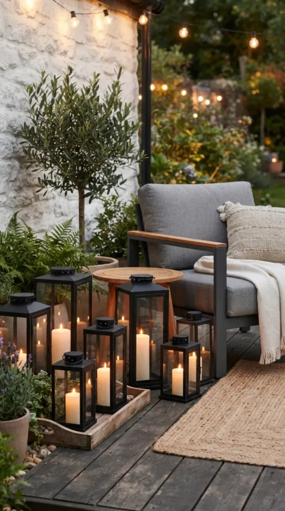 Patio Candle Decor Ideas
