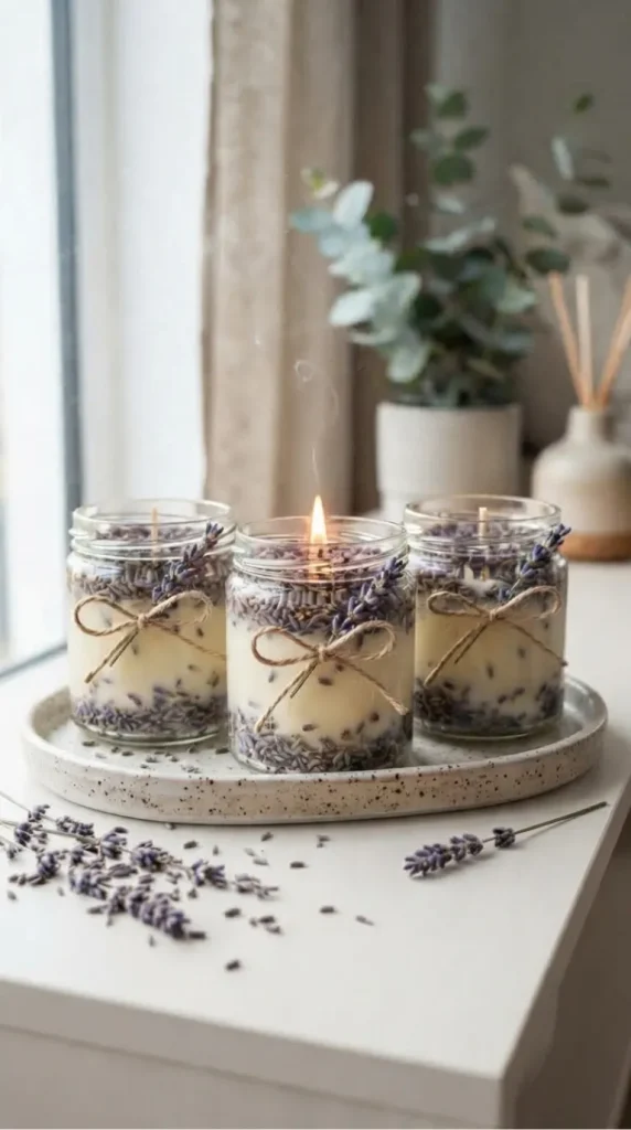 lavender candle ideas