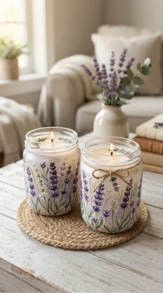 lavender candle ideas