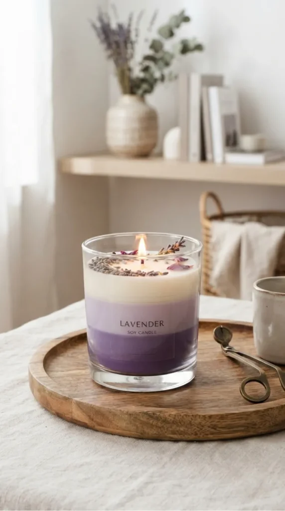lavender candle ideas
