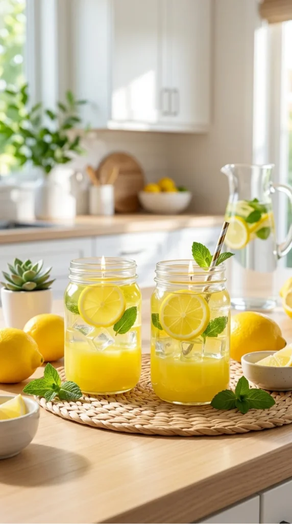 Summer drink candle ideas