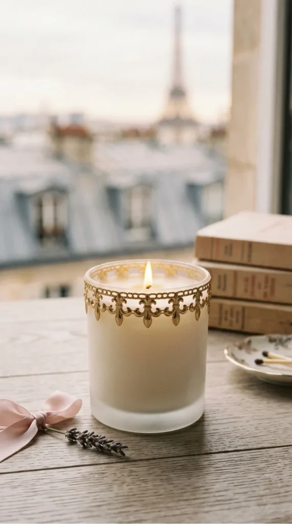 Paris theme candle decor ideas