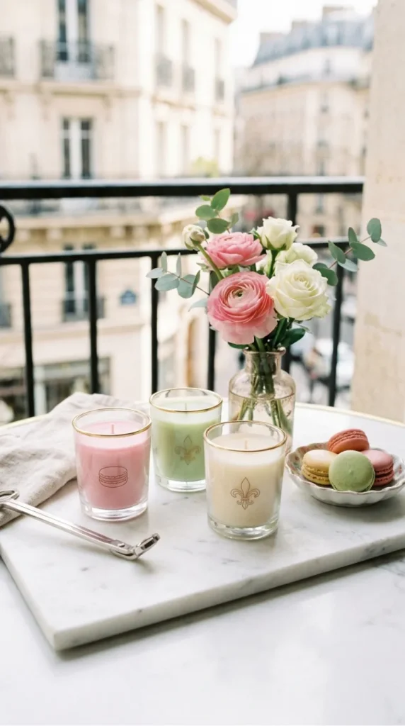 Paris theme candle decor ideas