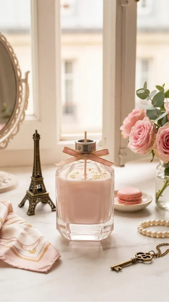 Paris theme candle decor ideas