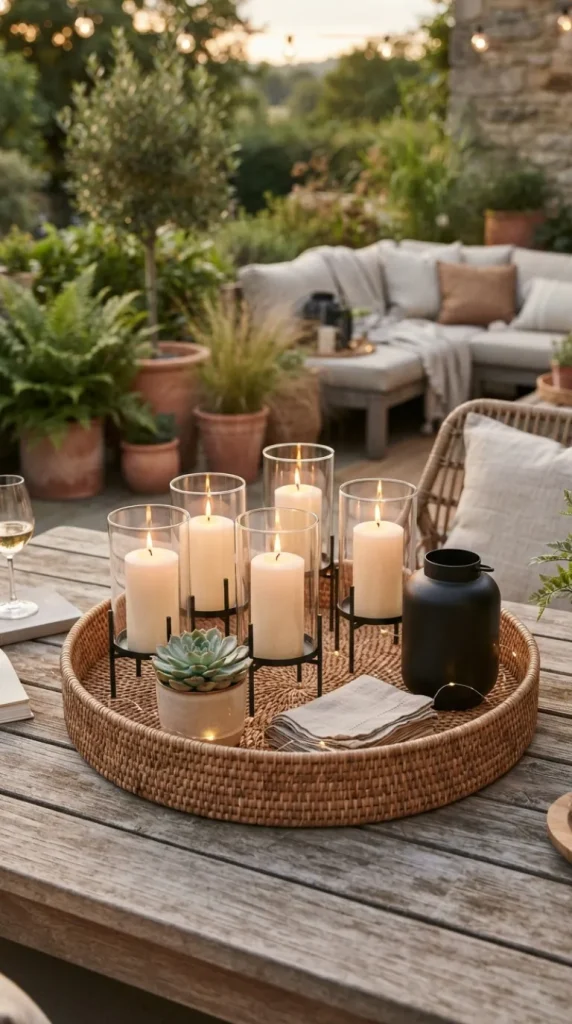 Patio Candle Decor Ideas