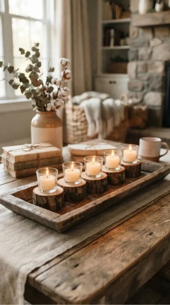 wood candle holder ideas