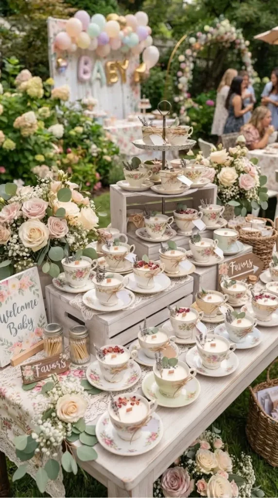 baby shower candle favors