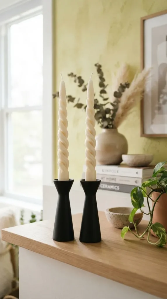 taper candle decor ideas