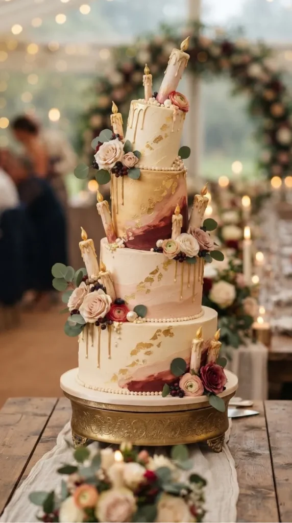 Crooked candle cake ideas