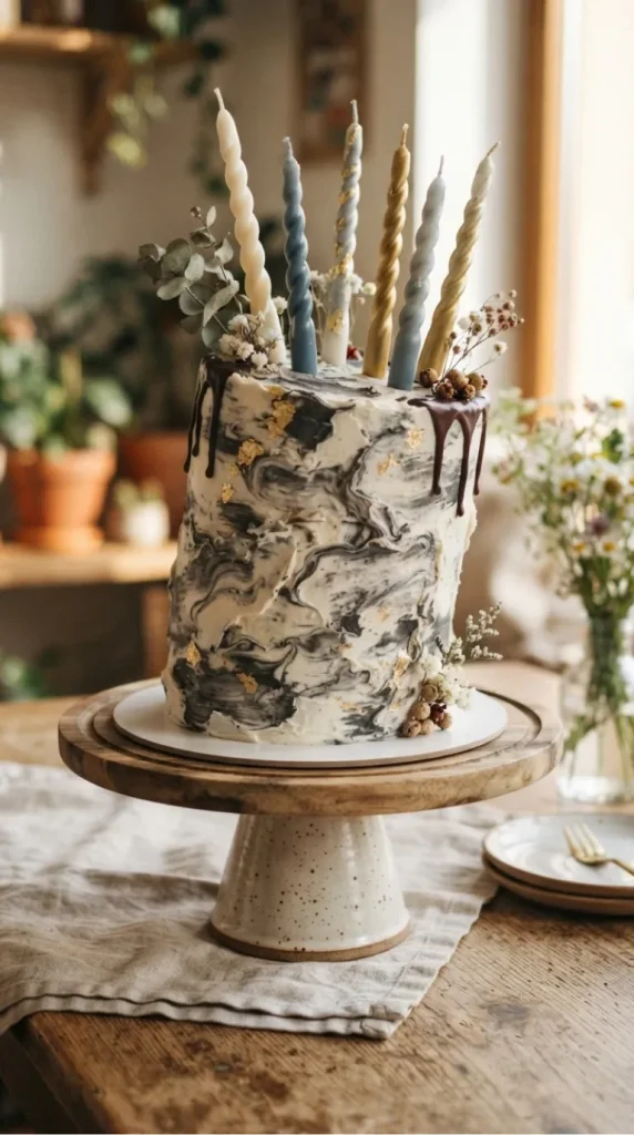 Crooked candle cake ideas