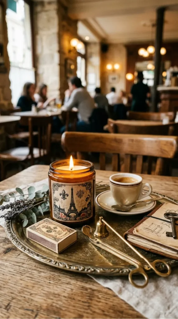 Paris theme candle decor ideas