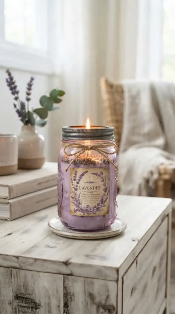 lavender candle ideas