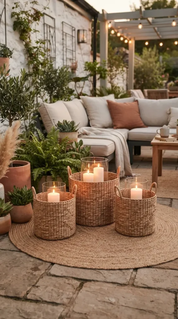 Patio Candle Decor Ideas