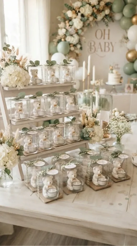 baby shower candle favors
