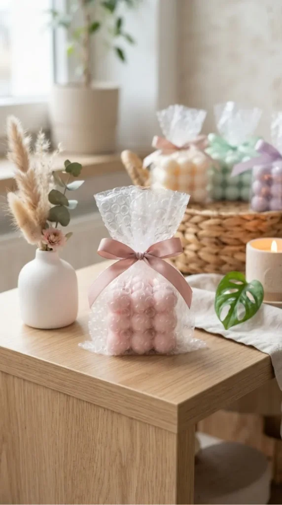 bubble candle packaging ideas