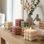 13 Trendy Bubble Candle Ideas to Add Playful Charm to Any Room bubble candle ideas