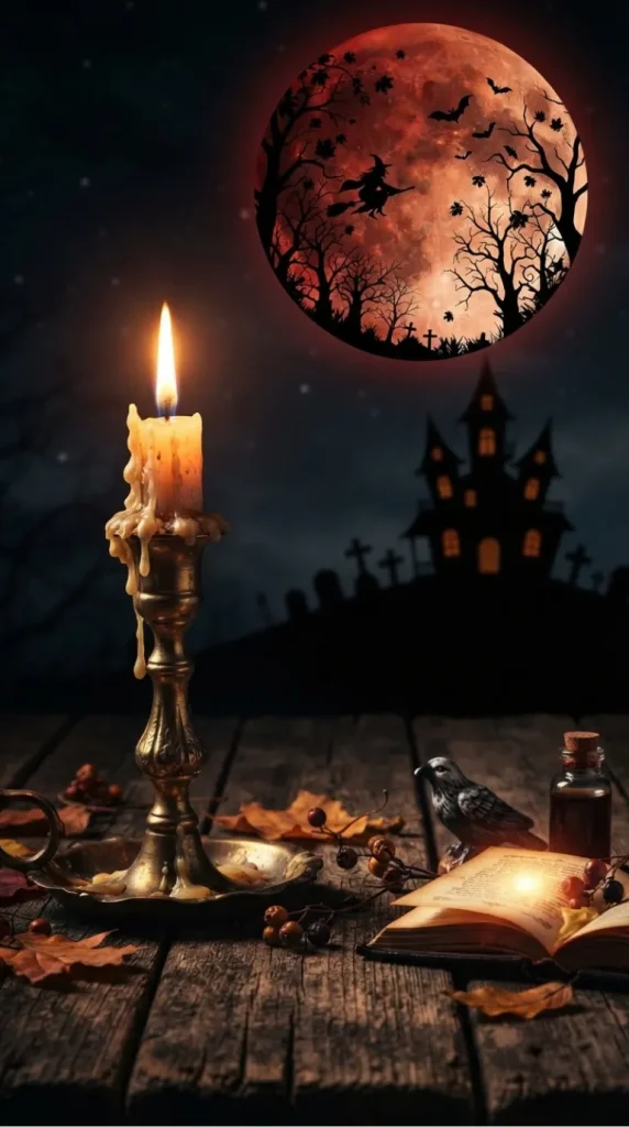 candle Halloween wallpaper ideas