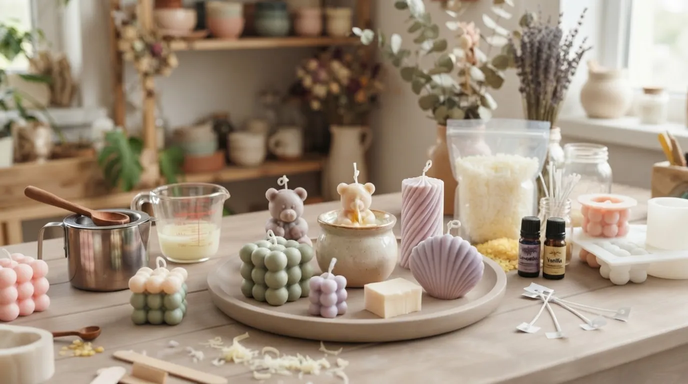 candle wax craft ideas