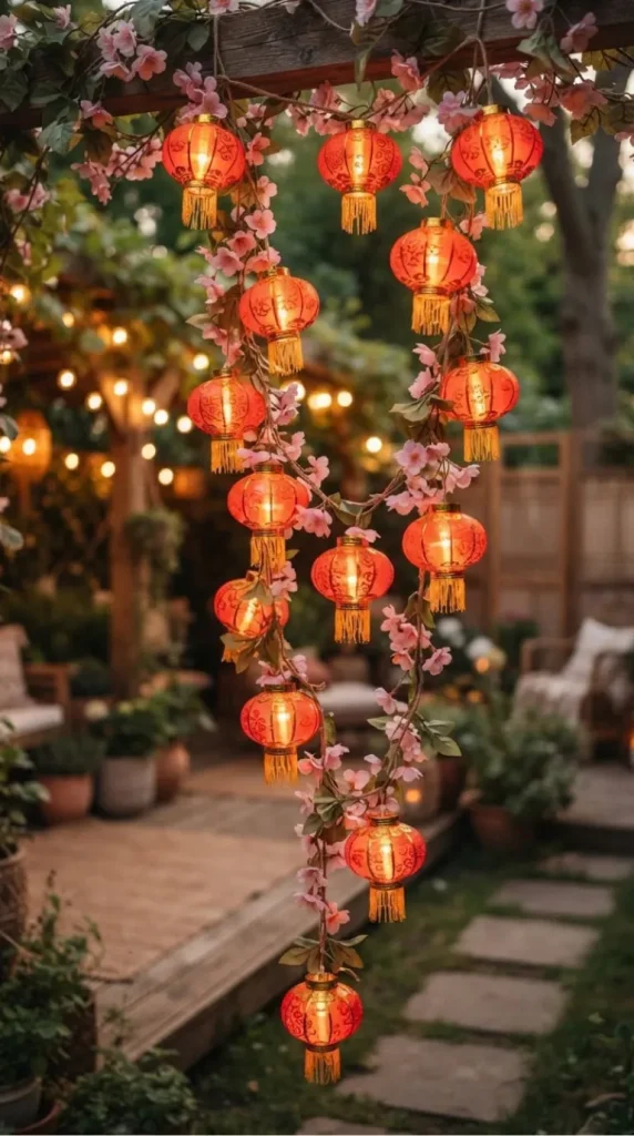 Chinese candle lantern decor ideas