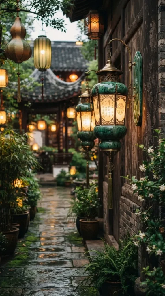 Chinese candle lantern decor ideas