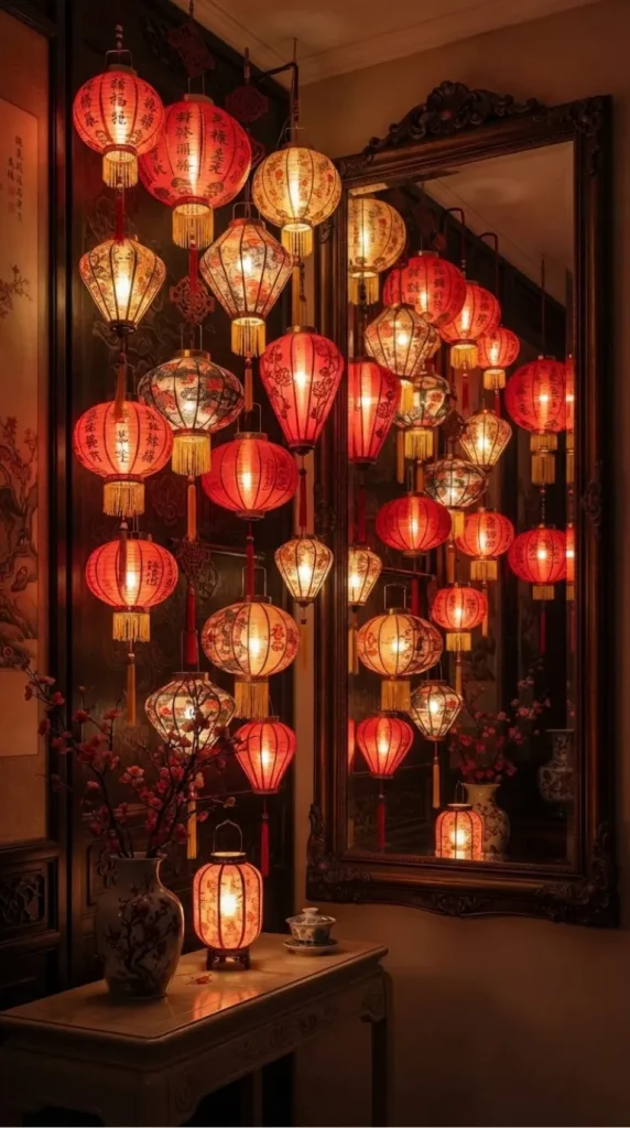 Chinese candle lantern decor ideas