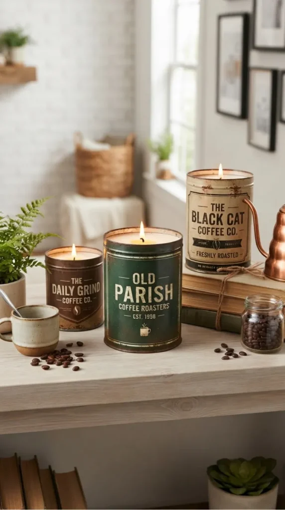 coffee candle ideas