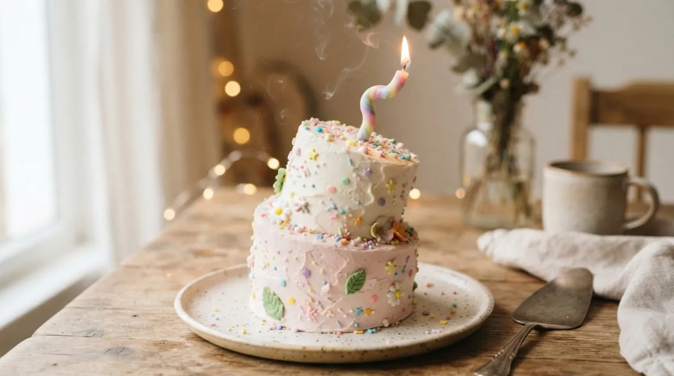 Crooked candle cake ideas