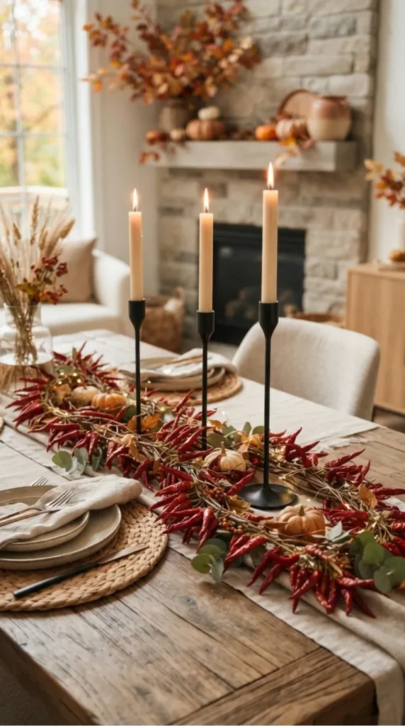 fall candlestick decor ideas