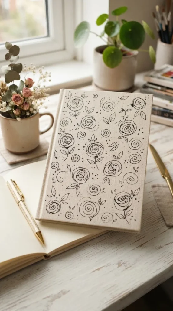 floral doodle ideas